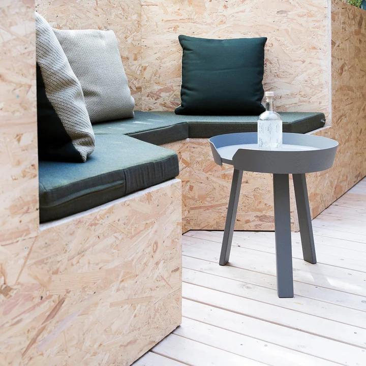 Muuto - Around Beistelltisch, Ø 45 cm, schwarz