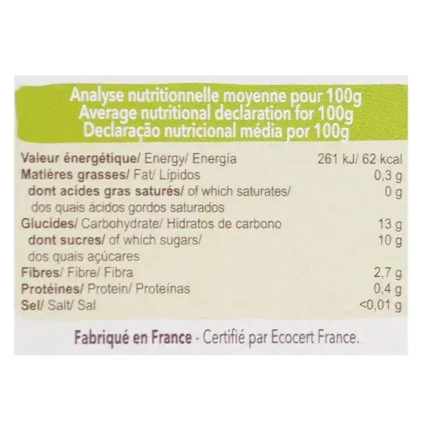 Vitabio Les Fleuries Pera e Maçã da França, Flor de Laranjeira Orgânica, Sachês 4 x 120g