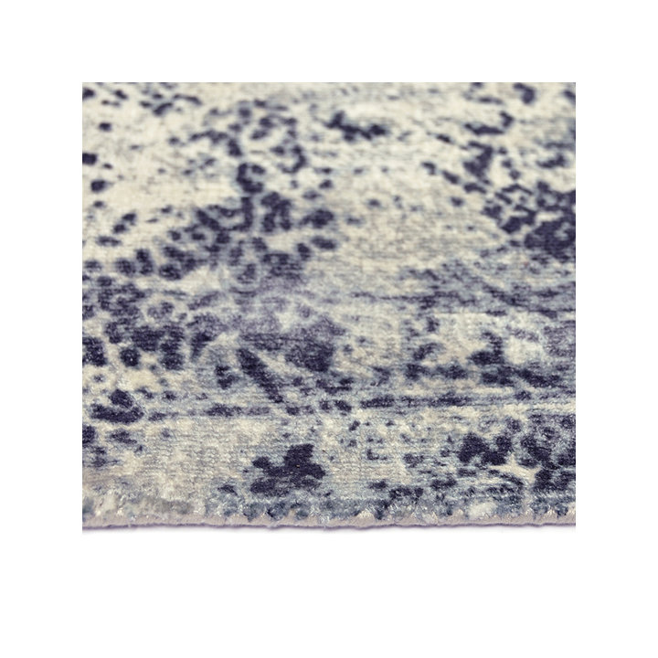 Viscose vloerkleed - Viola Blauw | Lekker zacht