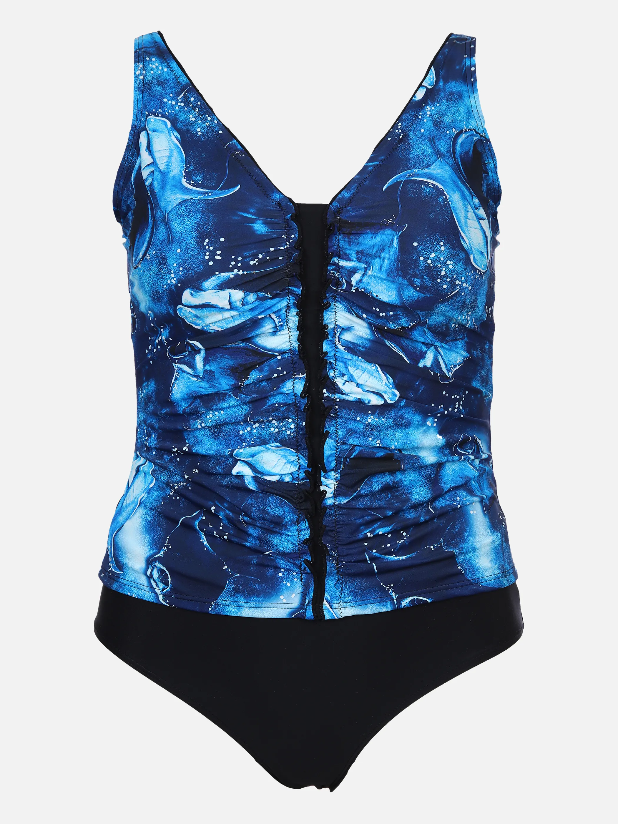 Große Größen Tankini in tollem Dessin