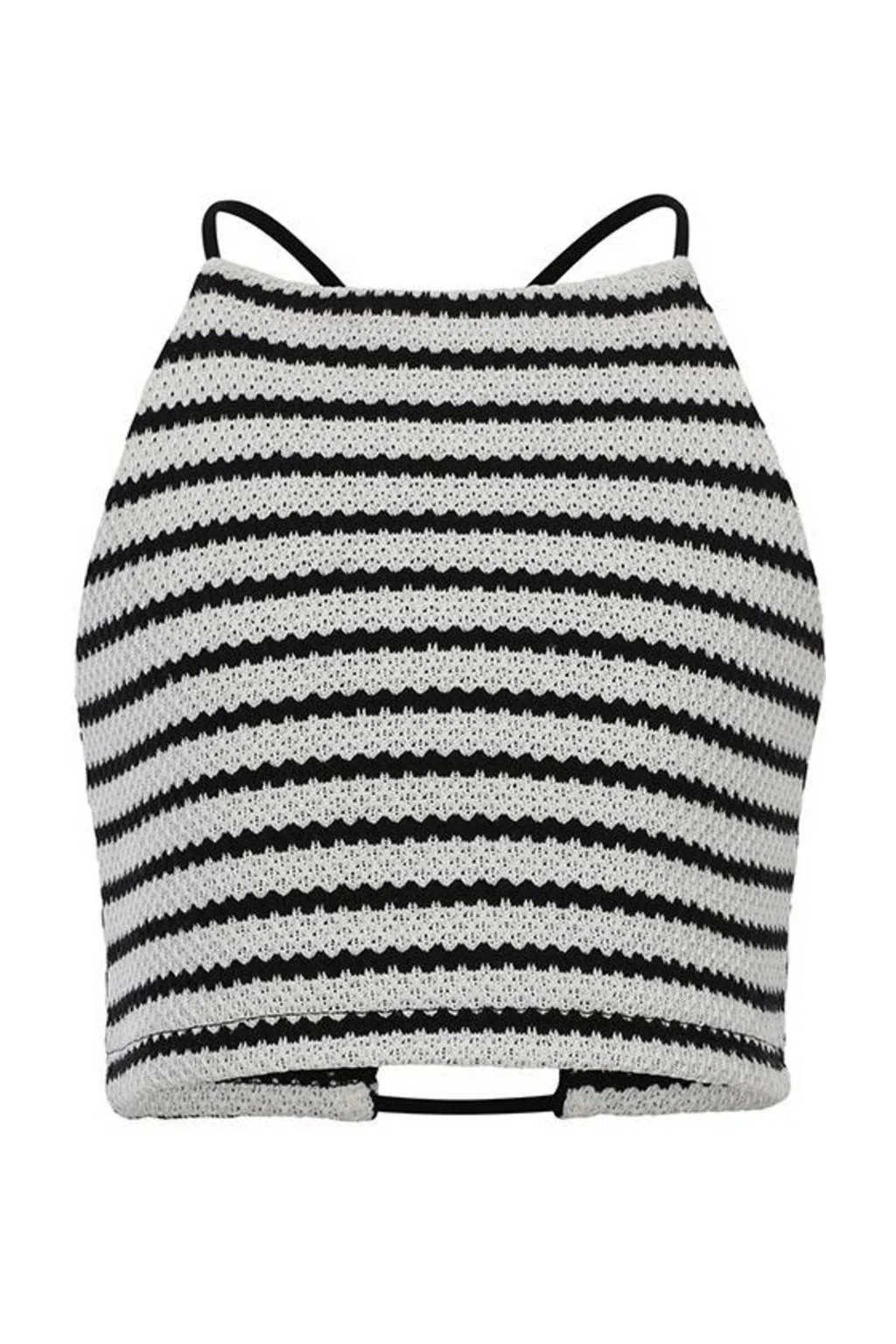 LOOXS gestreeptetop ecru/zwart