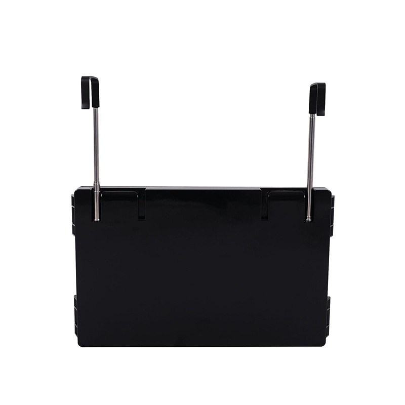 (93x20x3cm) Verstellbarer 360° Ansicht Kosmetik Spiegel Faltbarer Klapp Spiegel zum Aufhängen - Schwarz