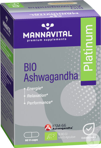 Mannavital Ashwagandha Platinum 60 V-Capsules