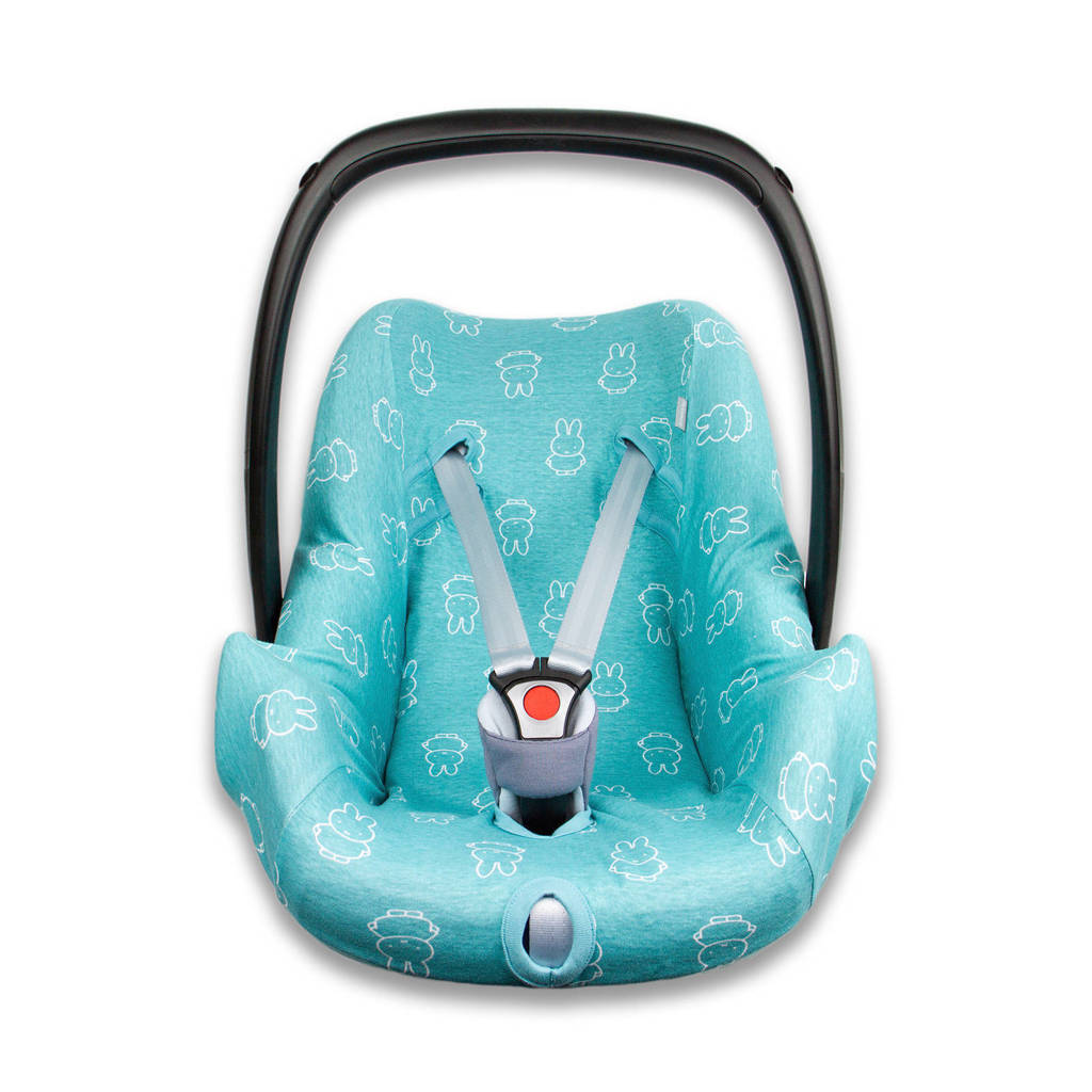 autostoelhoes 0+interlock smile turquoise