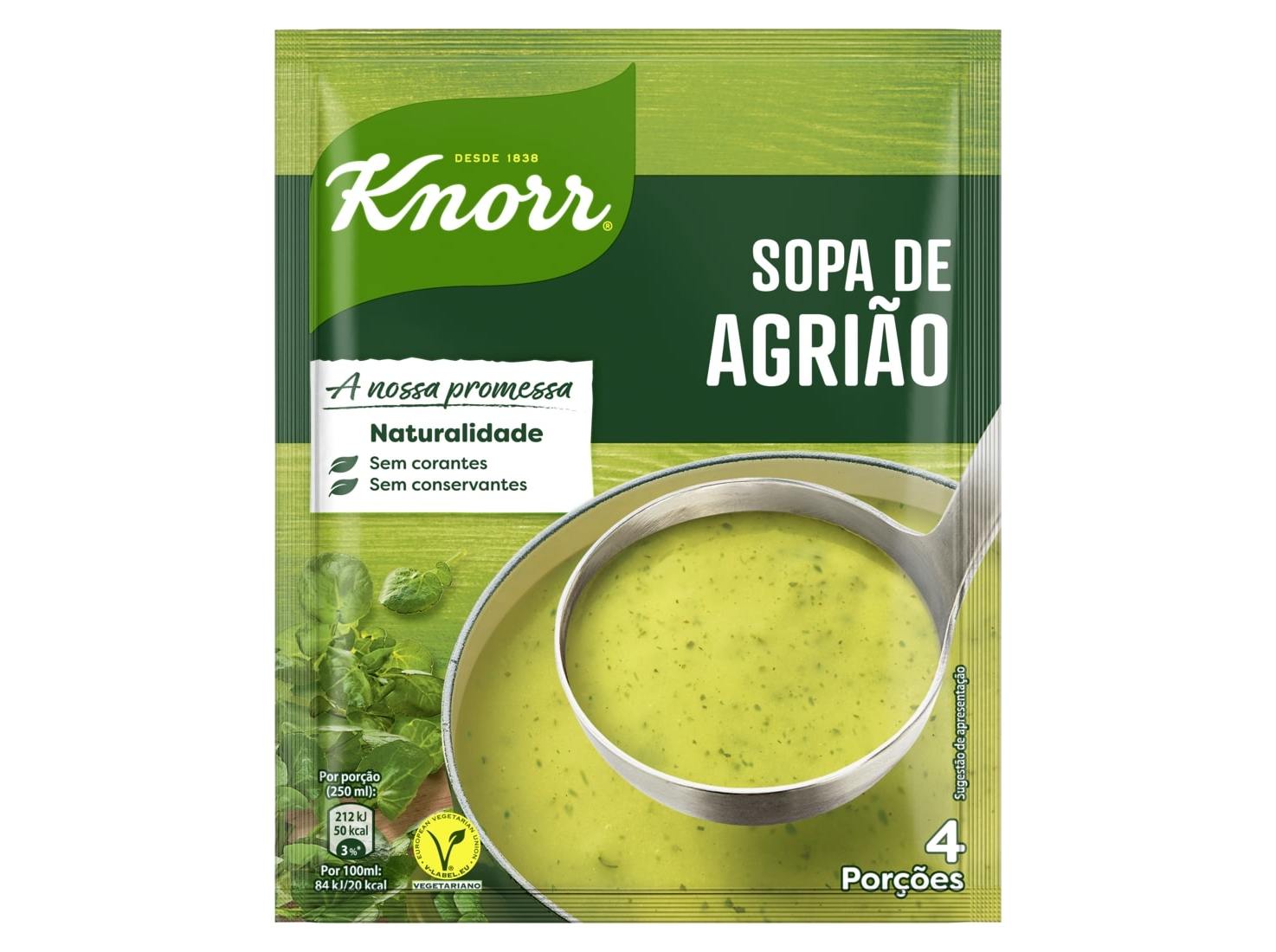 SOPA EM PÓ KNORR AGRIÃO 53G