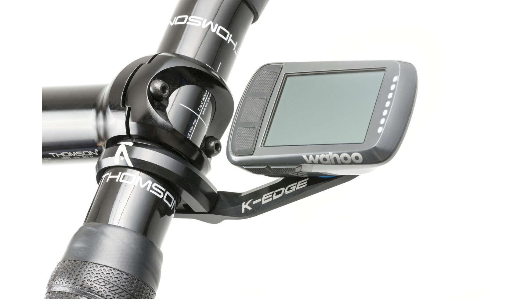 K-Edge Sport Stuurhouder 31.8mm Wahoo Bolt-serie Zwart
