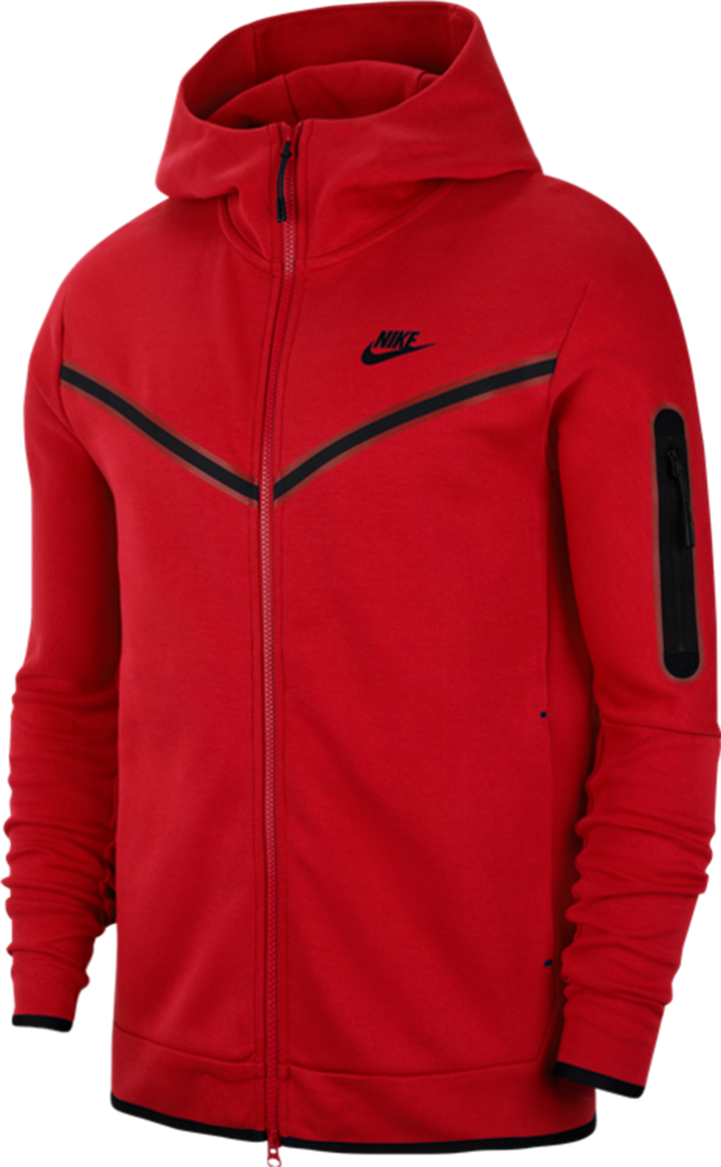 Nike Tech Fleece Windrunner Rot F657