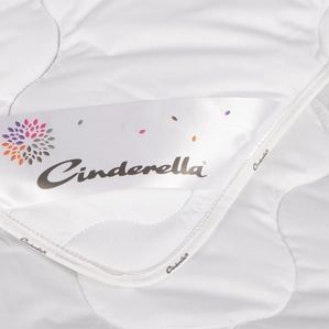 Cinderella Mellow Dekbed 4-seizoenen - 1 Persoons - Synthetische Vulling - Katoenen Tijk - Anti-allergie - 140x200 cm