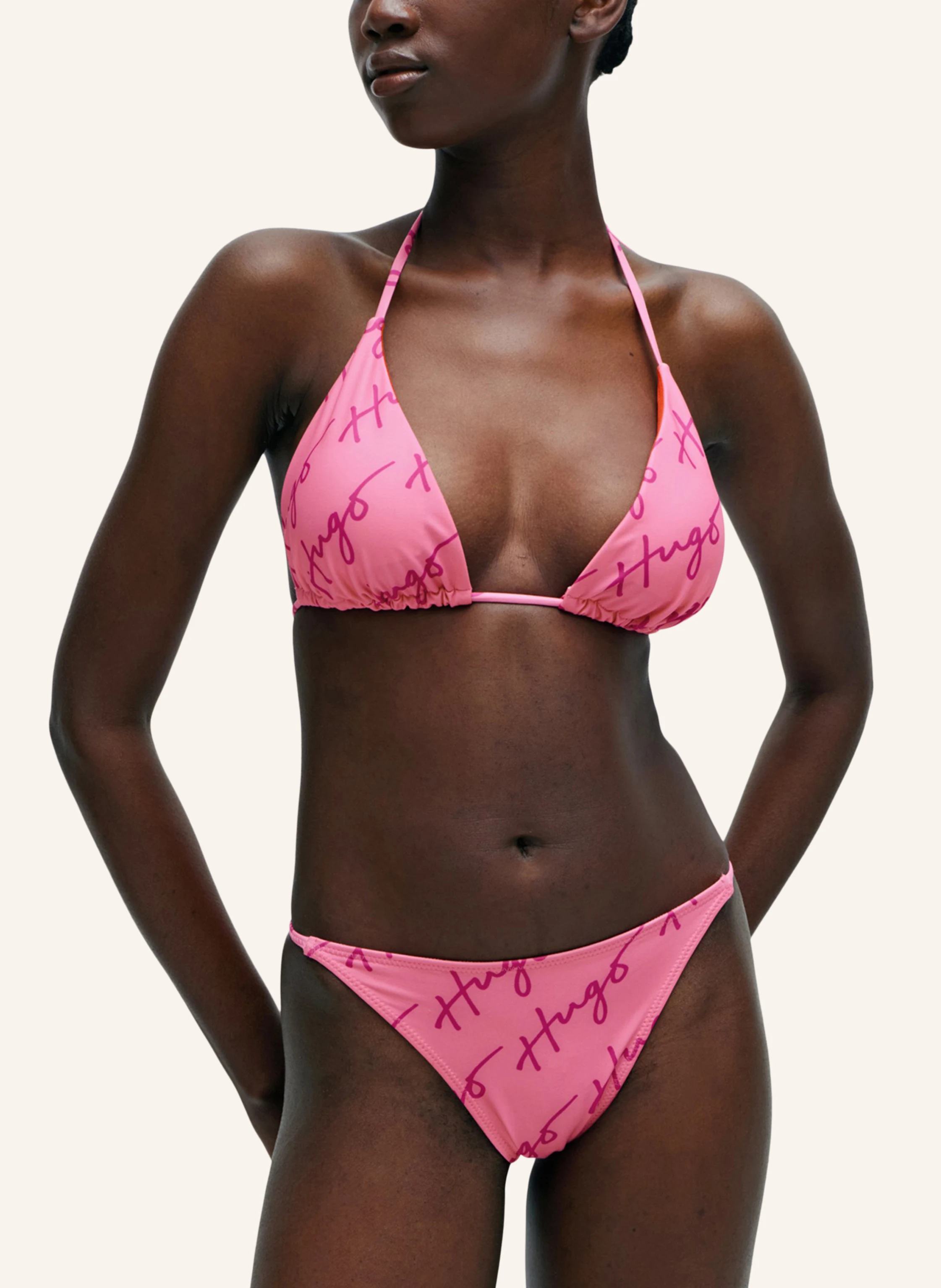 HUGO Bikini-Oberteil HUGO BOLD TRIANGLE Slim Fit
