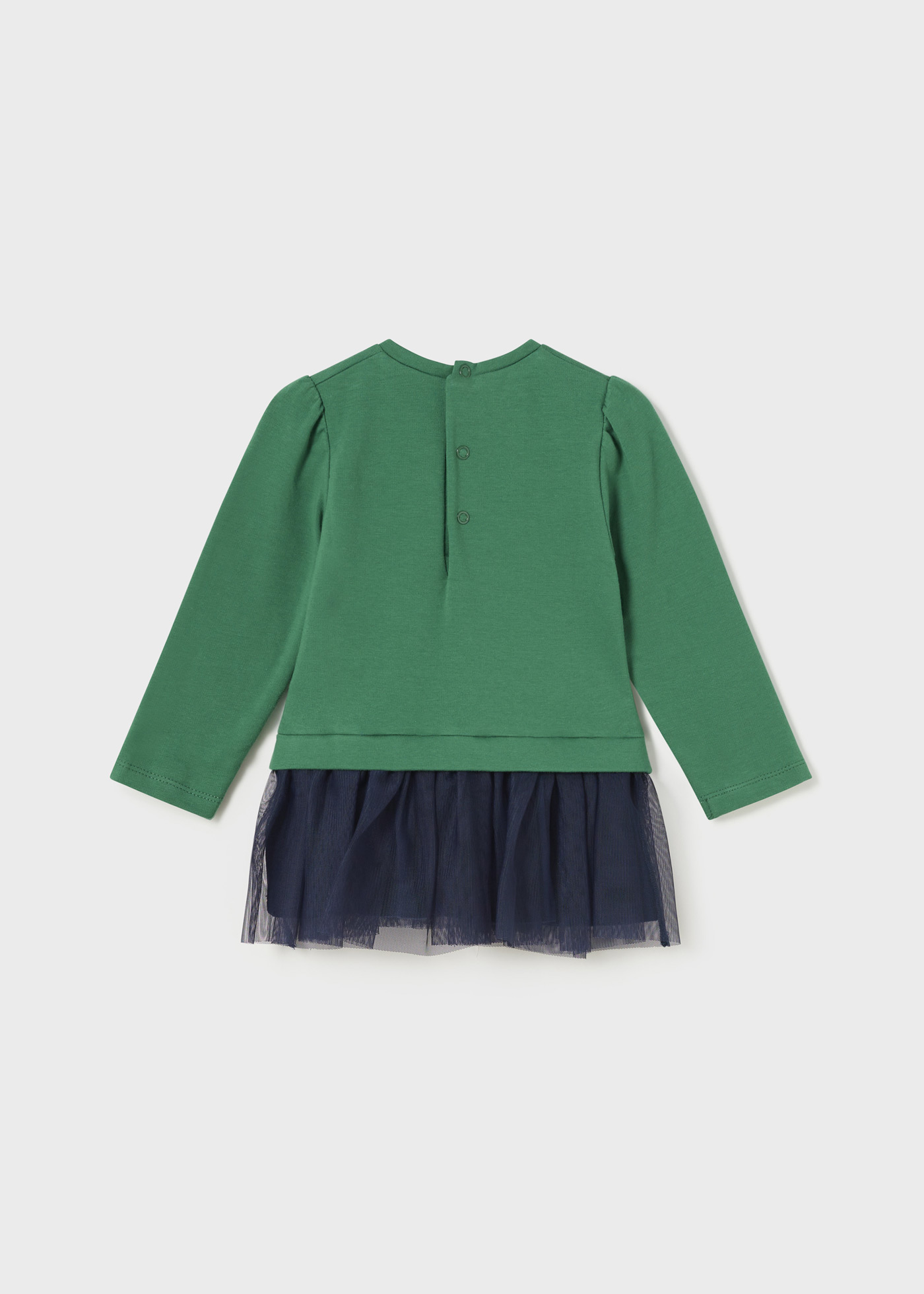 vestido de tule para bebê