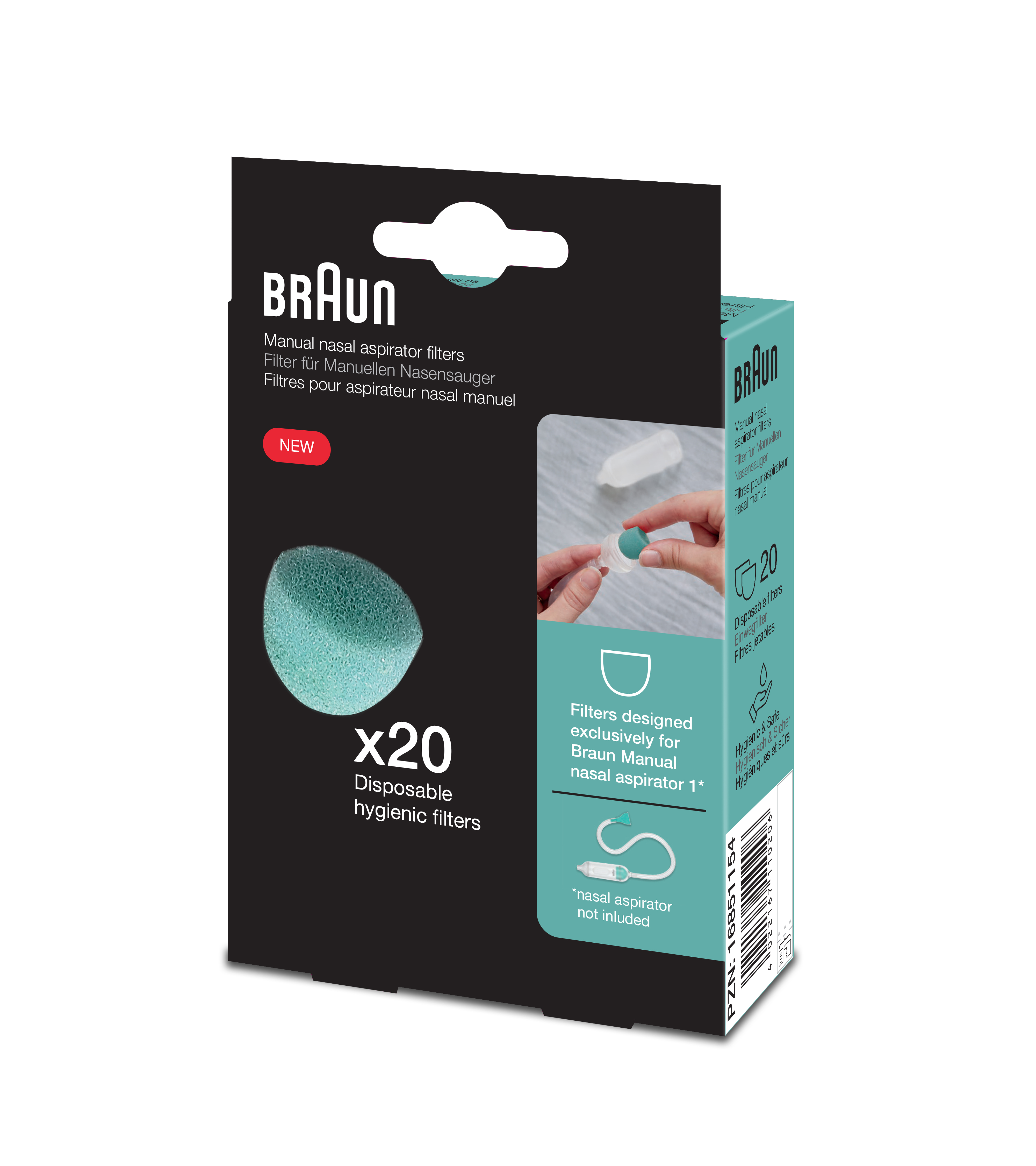 BRAUN Ersatzfilter<br>1 Stück, BNF 020EU
