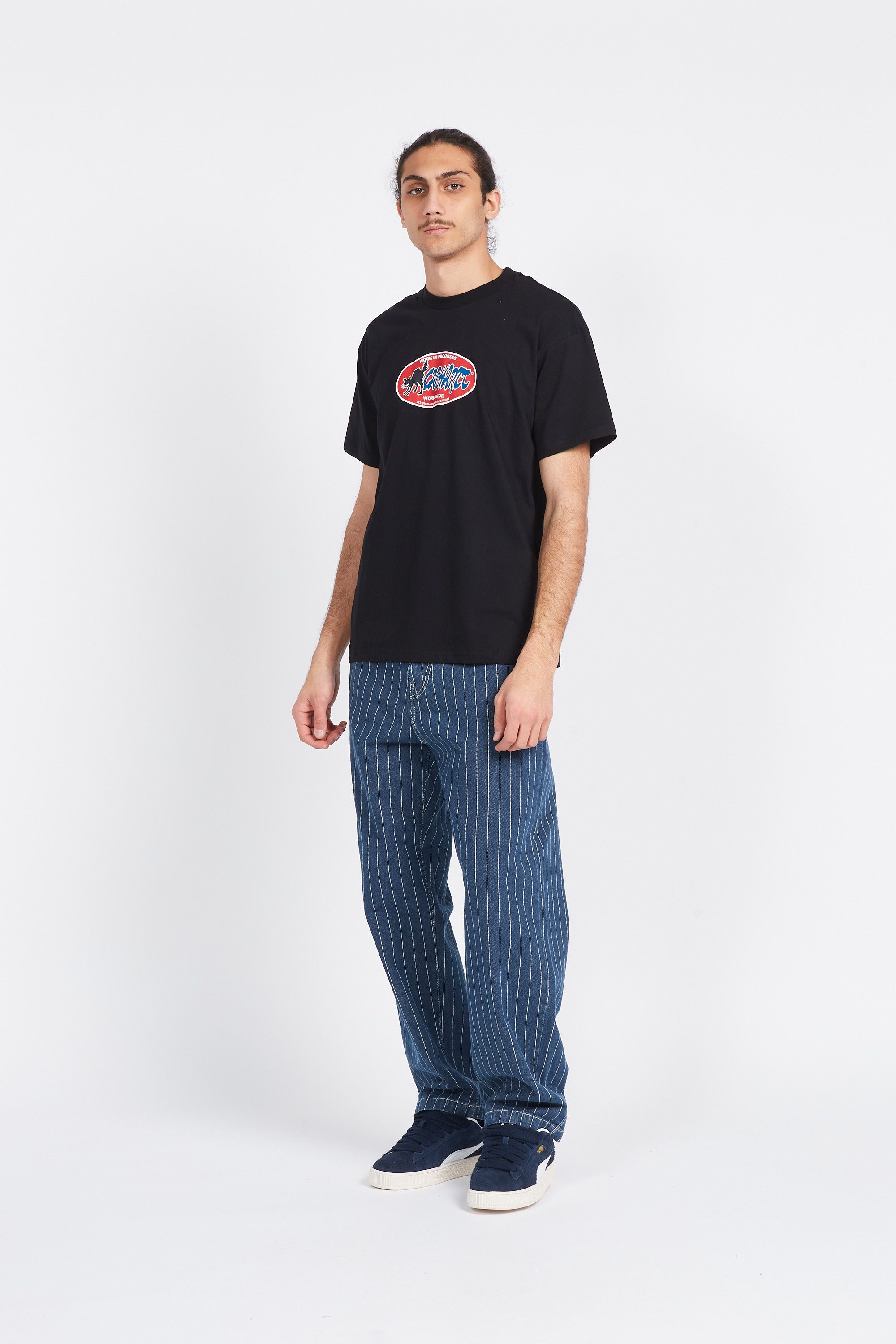 CARHARTT WIP T-shirt S/S Cat Sticker T-Shirt Noir