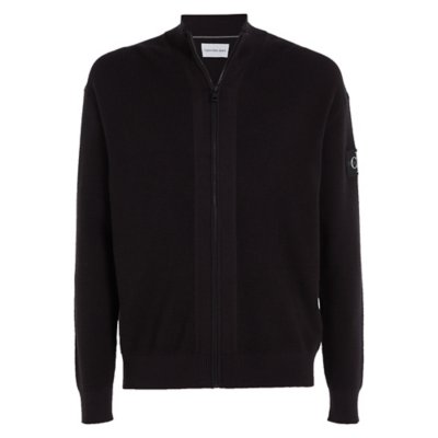 Sweatshirt zippé homme Core Badge Sweater Zip Through CALVIN KLEIN