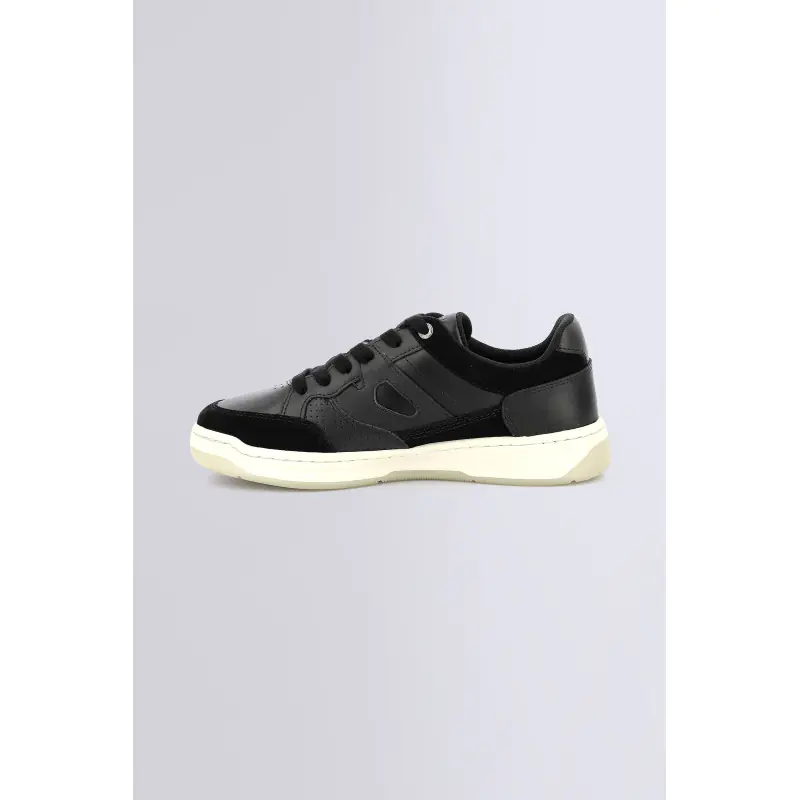 KIKOUAK JUNIOR NOIR BASKETS BASSES Cuir Mixte