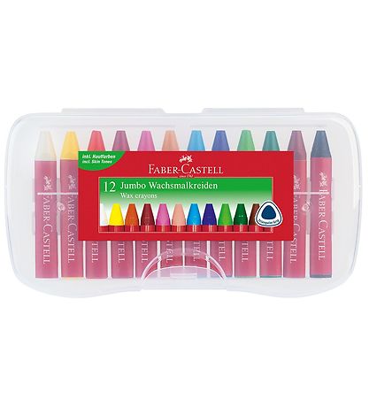 Faber-Castell Kreide - 12 st. - Jumbo - Multi