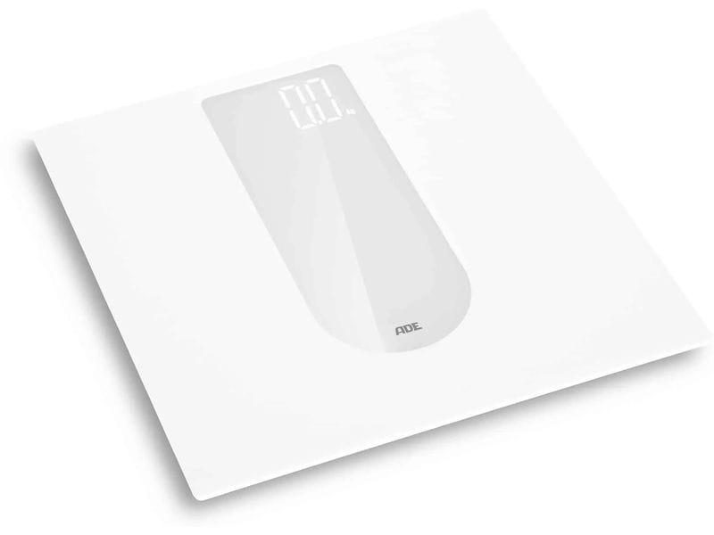 ADE Personenwaage Allegra Weiss Digitale Körperwaage in modernem Design