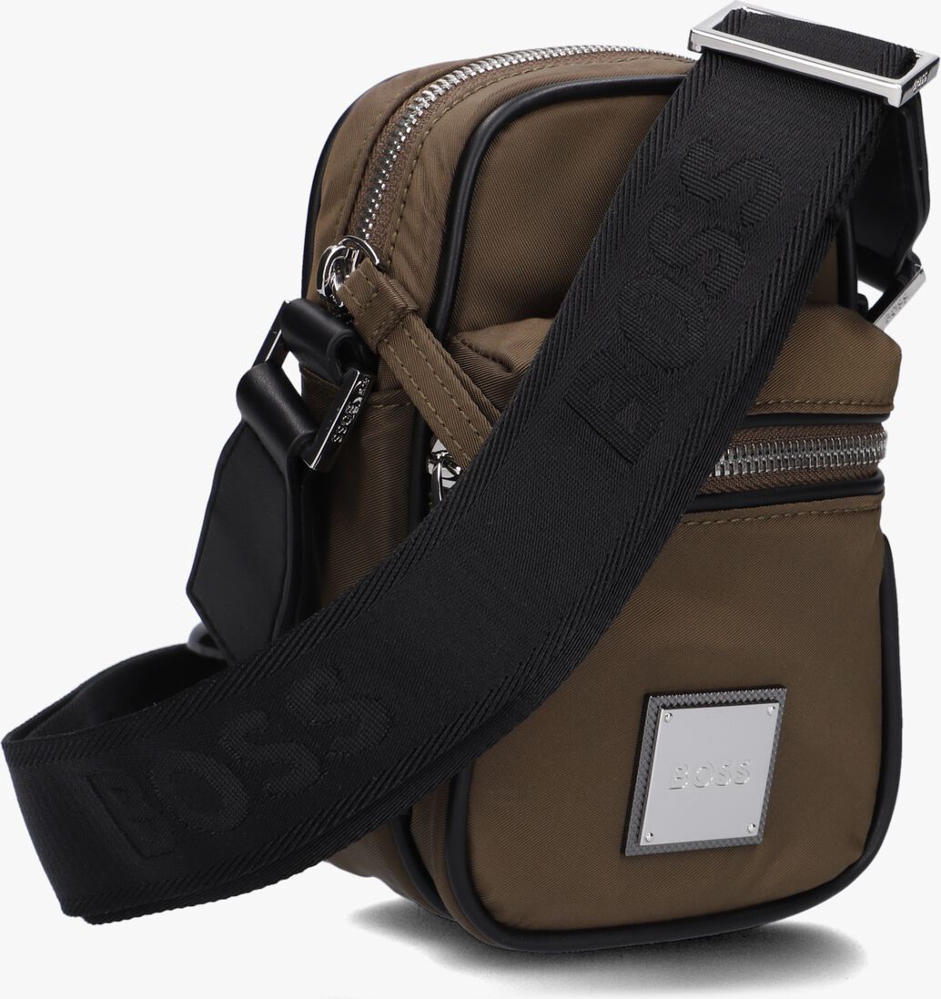 BOSS groene boss schoudertas lennon ns zip small