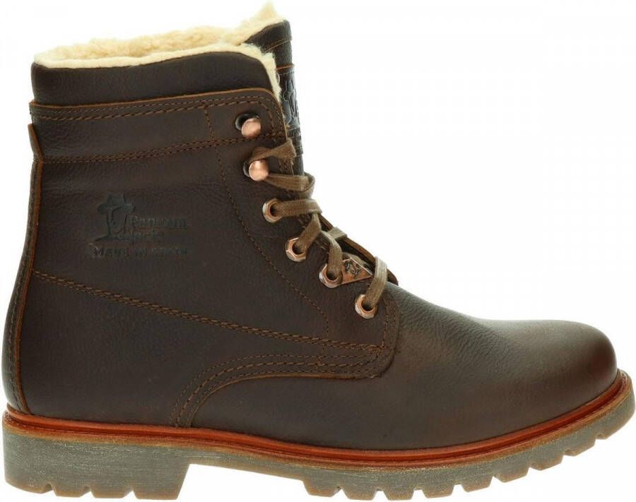 Panama Jack P03 AVIATOR C23 Volwassenen Heren sneakersVrije tijd half hoog Kleur Bruin