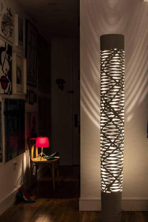 Foscarini Tress Grande vloerlamp LED greige