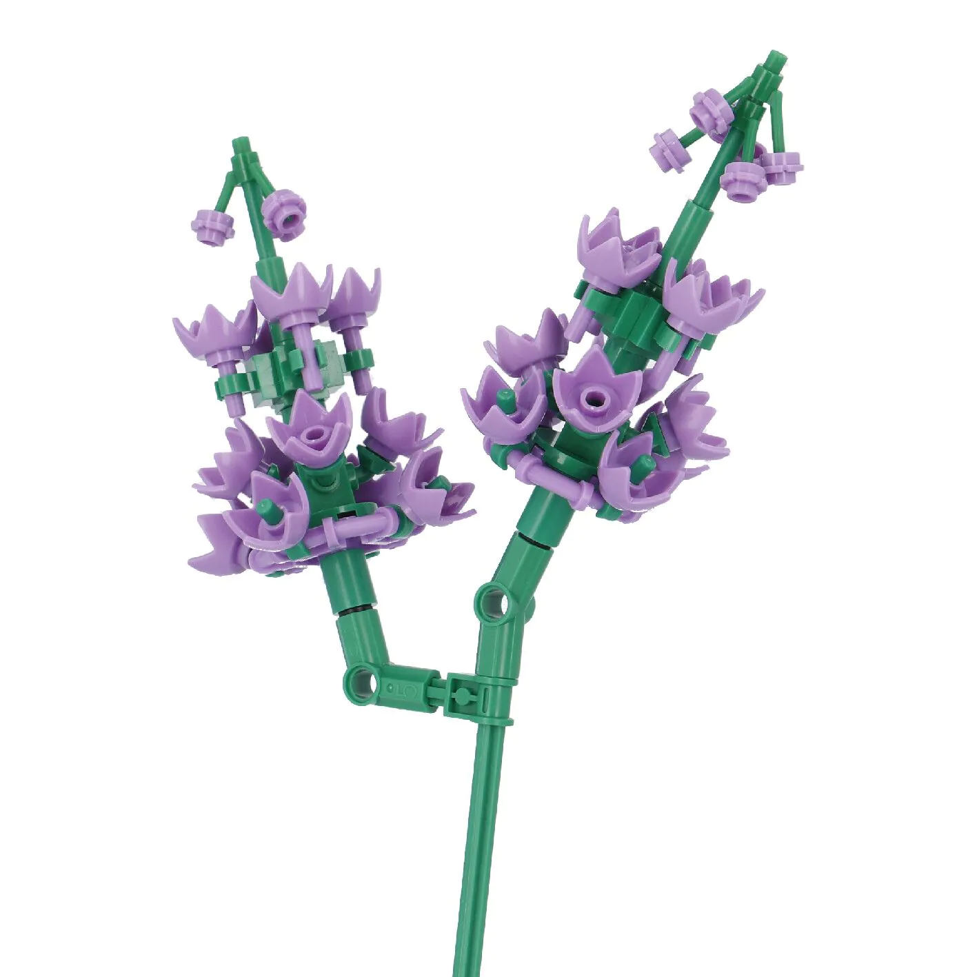 Bausteine-Set 3D, Lavendel, 32 cm