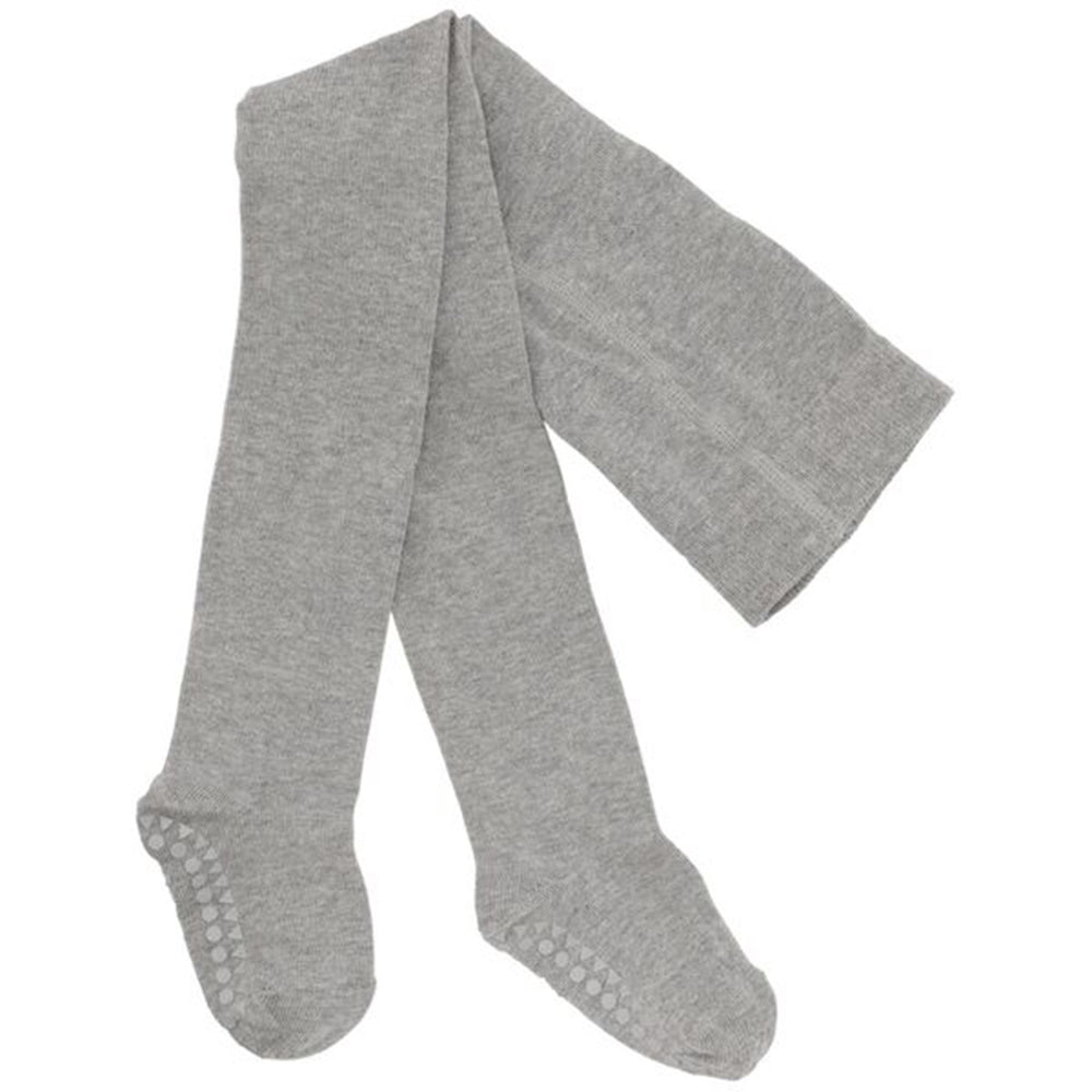 Antislip Strømpebukser Grey Melange - Gobabygo