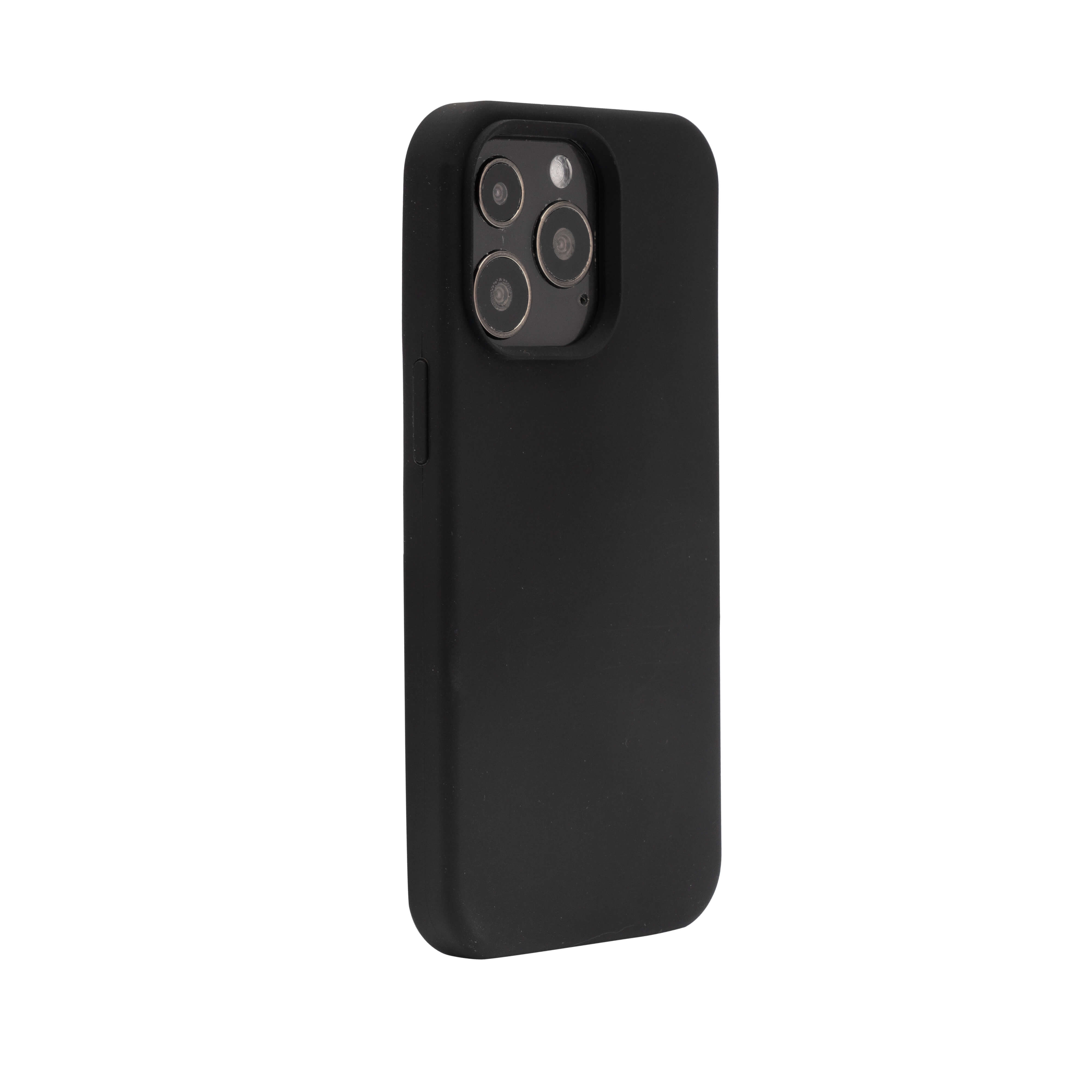 iPhone 14 Pro Silikon Backcase Hülle Steglitz (10889) - Schwarz