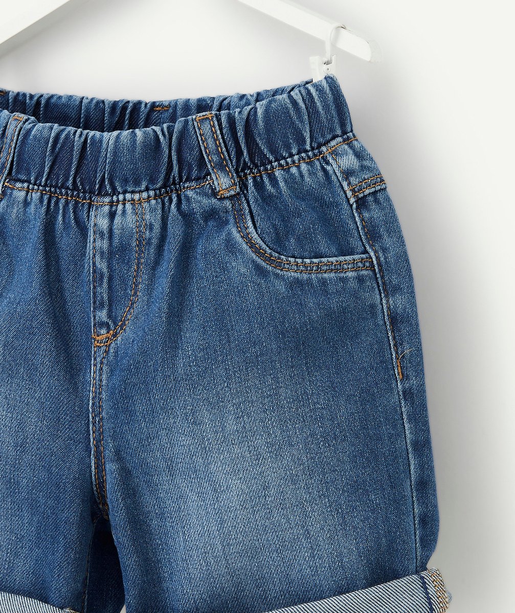 BERMUDA BÉBÉ-GARÇON EN DENIM LOW IMPACT