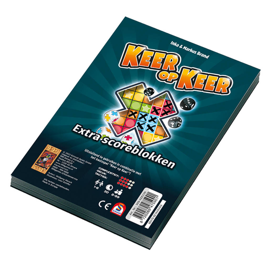scoreblokken keer op keer twee stuks level 1 uitbreidingsspel