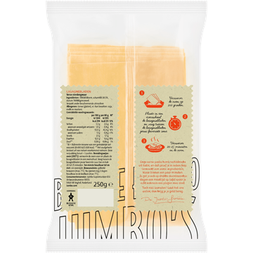Jumbo's Verse Eierpasta Lasagnebladen 250 g