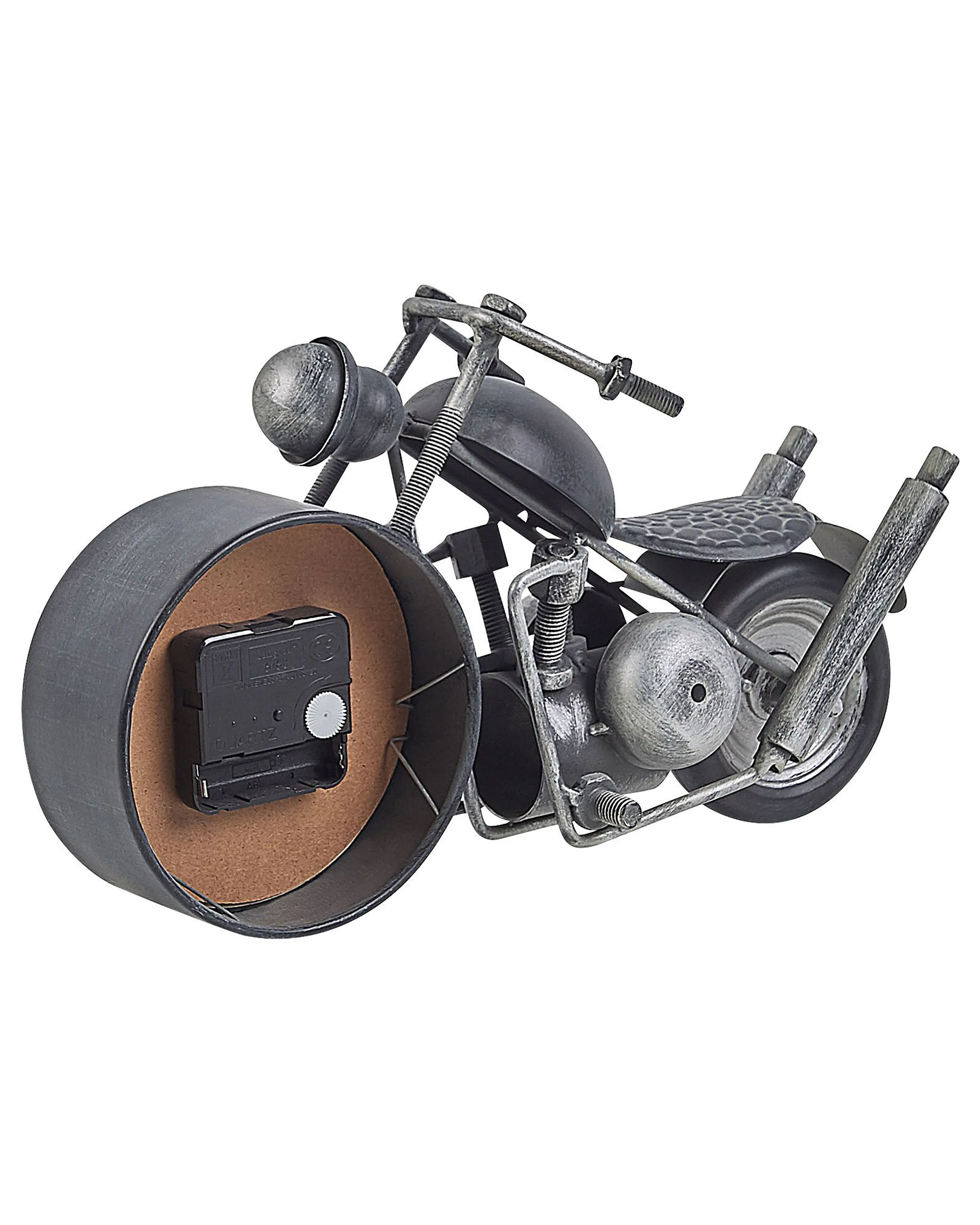 Klok BERNO 30 cm Metaal Zwart