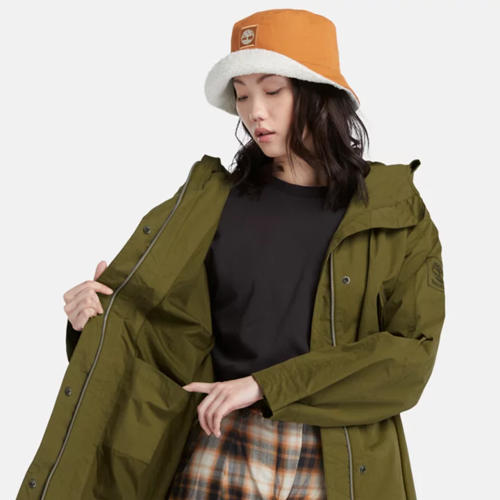 Parka Fishtail Feminina na cor Verde