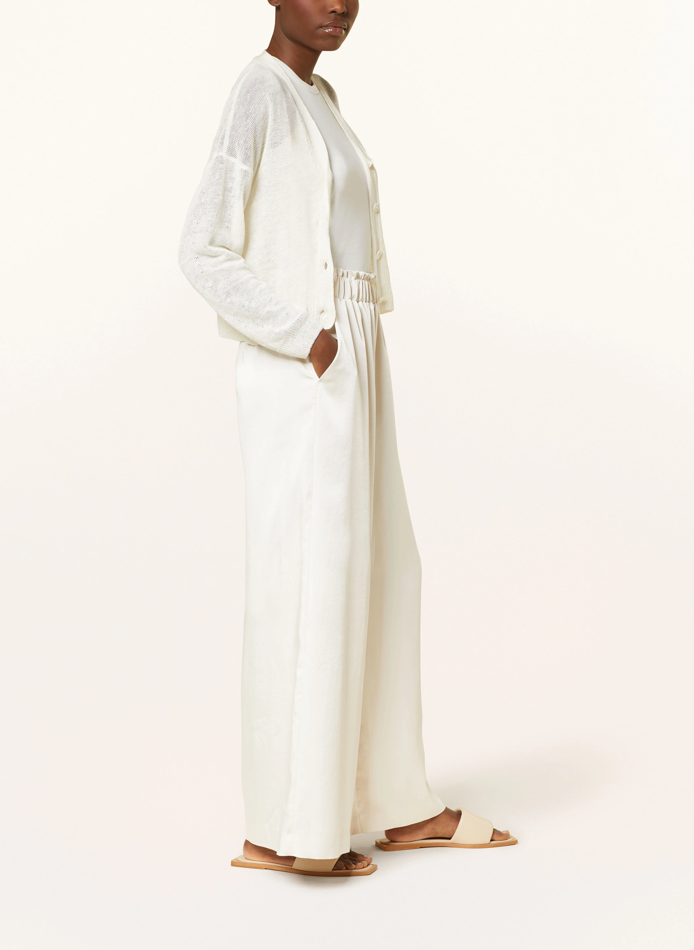 CLAUDIE PIERLOT Marlenehose aus Satin