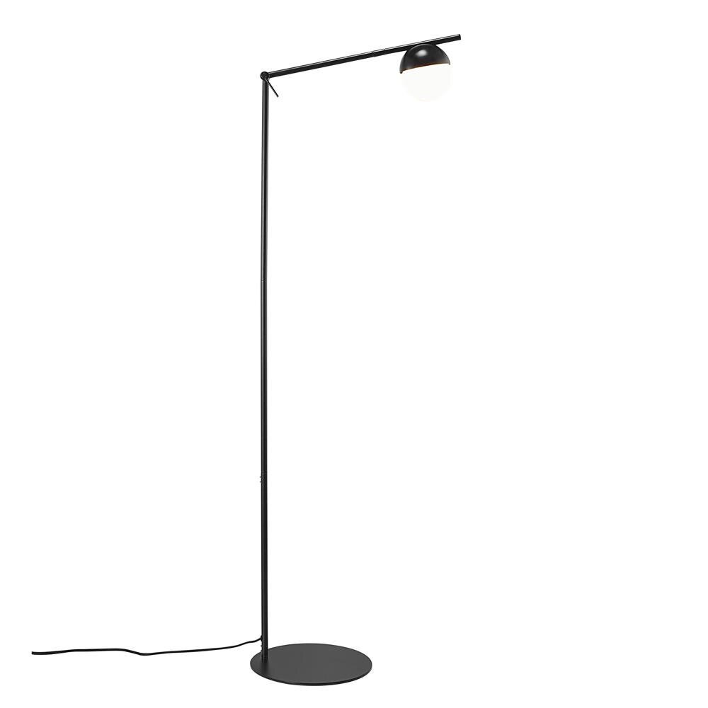 Contina vloerlamp in zwart en gebroken wit G9
