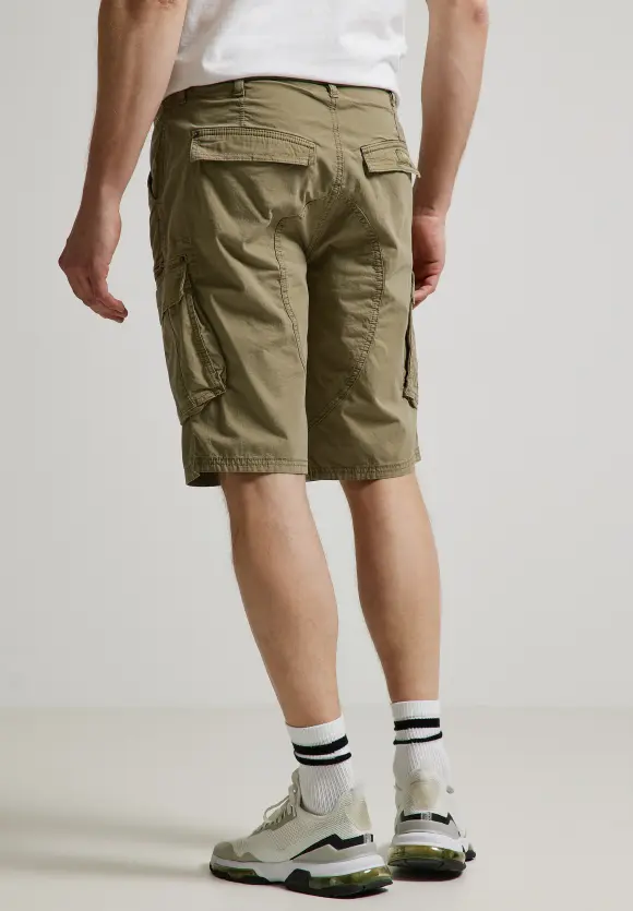 Regular Fit Cargoshorts - thyme green