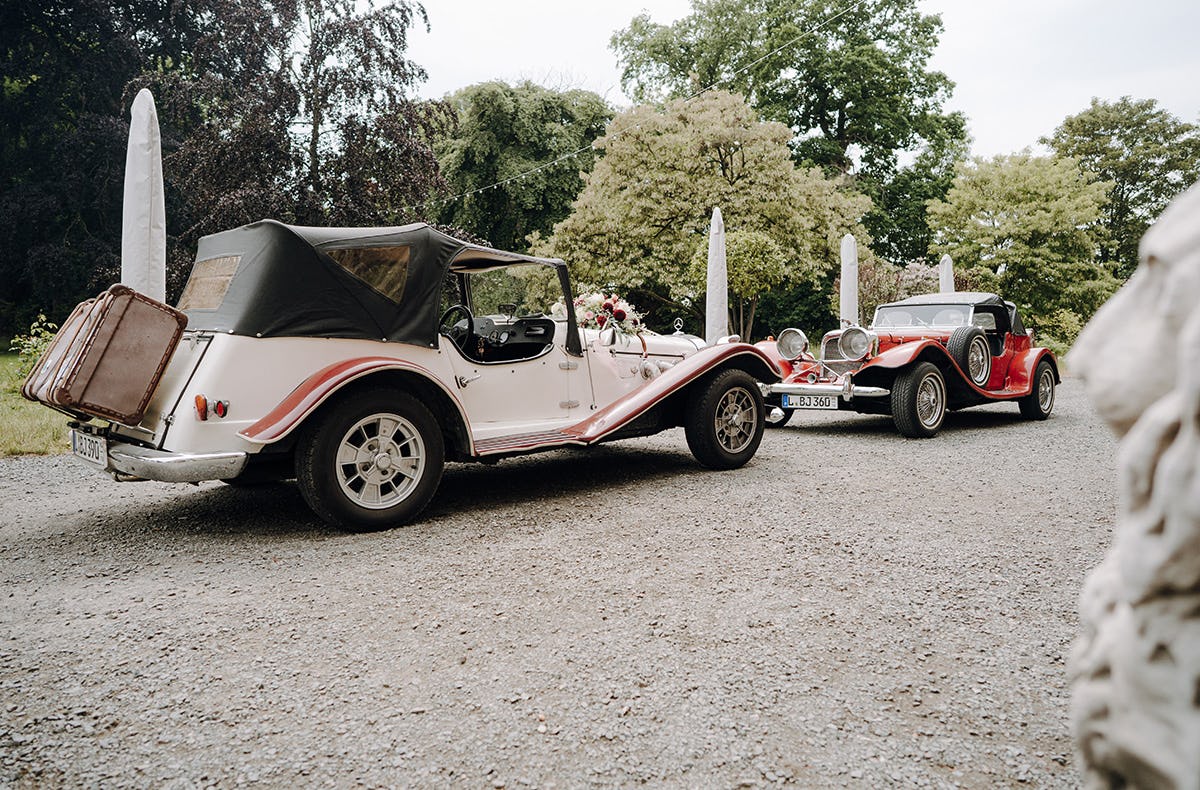 Mercedes Benz Oldtimer fahren Brandis