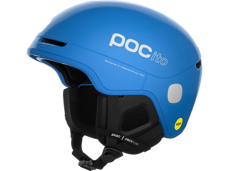 POC Helm POCito Obex MIPS Fluorescent Blue, XXS Kinder-Skihelm