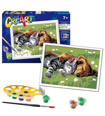 Ravensburger CreArt Malset - Sleeping Cats And Dogs