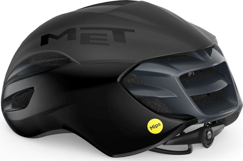 MET - Manta MIPS - Fietshelm - Black Matt Glossy - Aerodynamisch Ontwerp