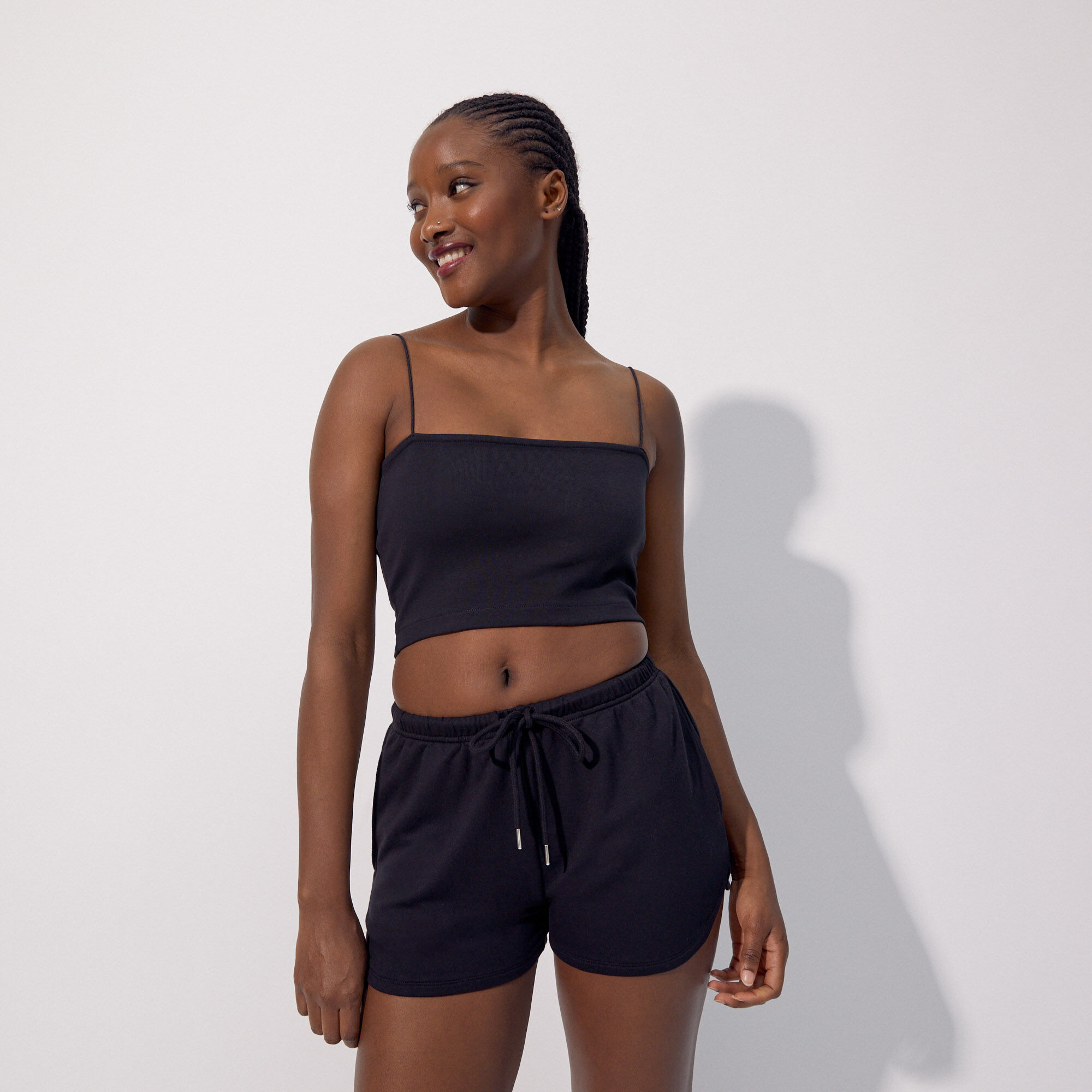 Short de pyjama en molleton