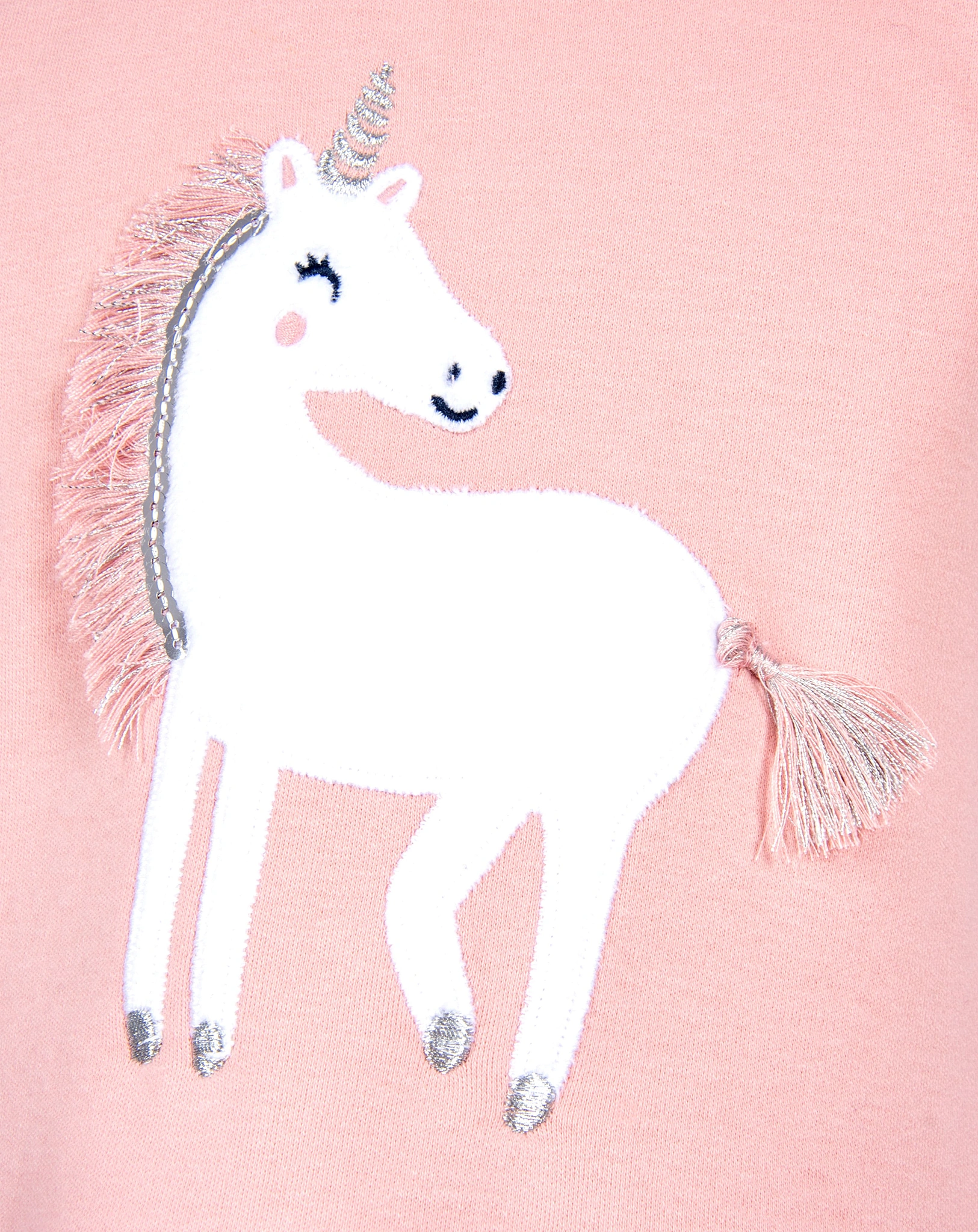 Langarmkleid EINHORN in dusty rose