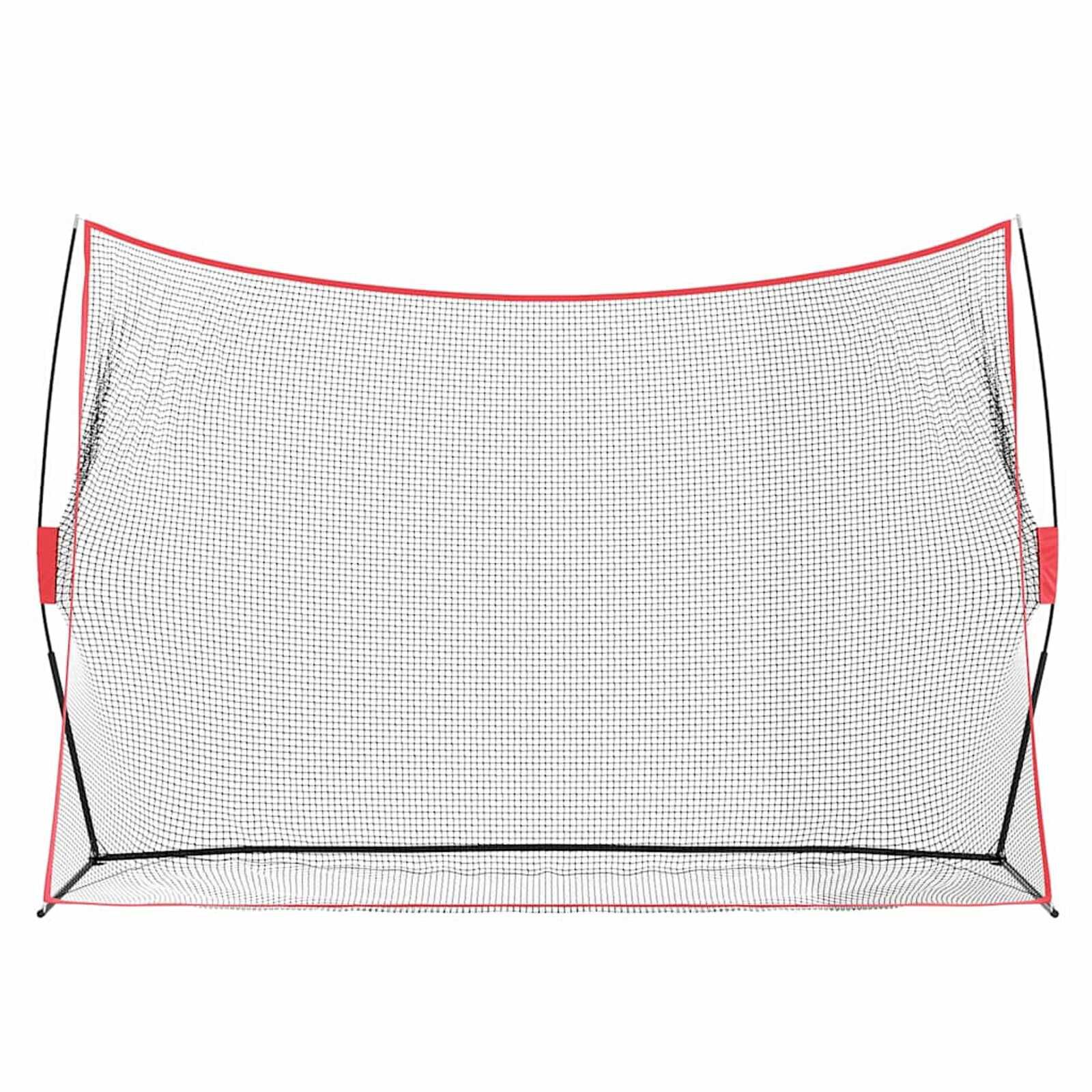 vidaXL Golftrainingshulpmiddel Zwart 309 x 93 x 216 cm Polyester
