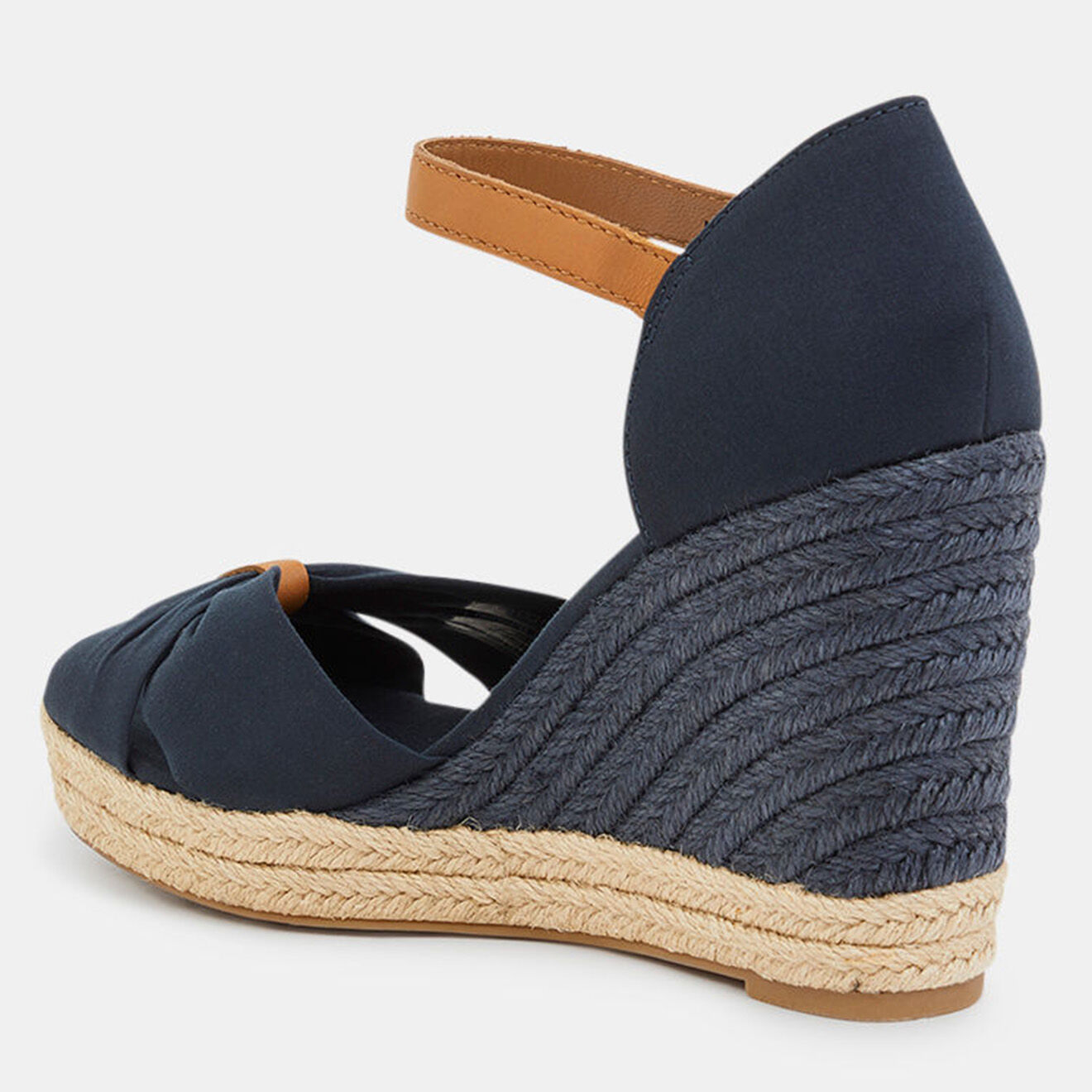 Tommy Hilfiger Sandales compensées textile bleues - Talon 10 cm