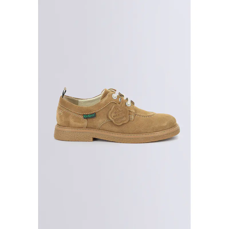 Kick levy Camel DERBIES Cuir Femme
