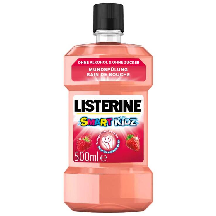 Listerine Smart Kidz Beerengeschmack Lösung, 500 ml