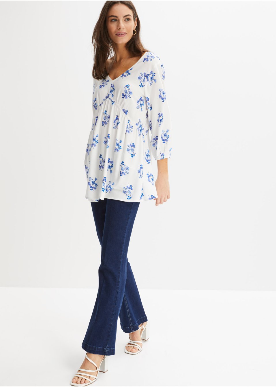 Tunique-blouse imprimée en viscose