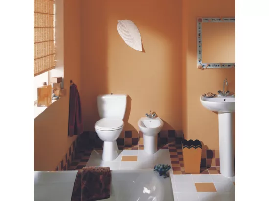 WC à poser sortie verticale JACOB DELAFON Brive 3 + réservoir + abattant