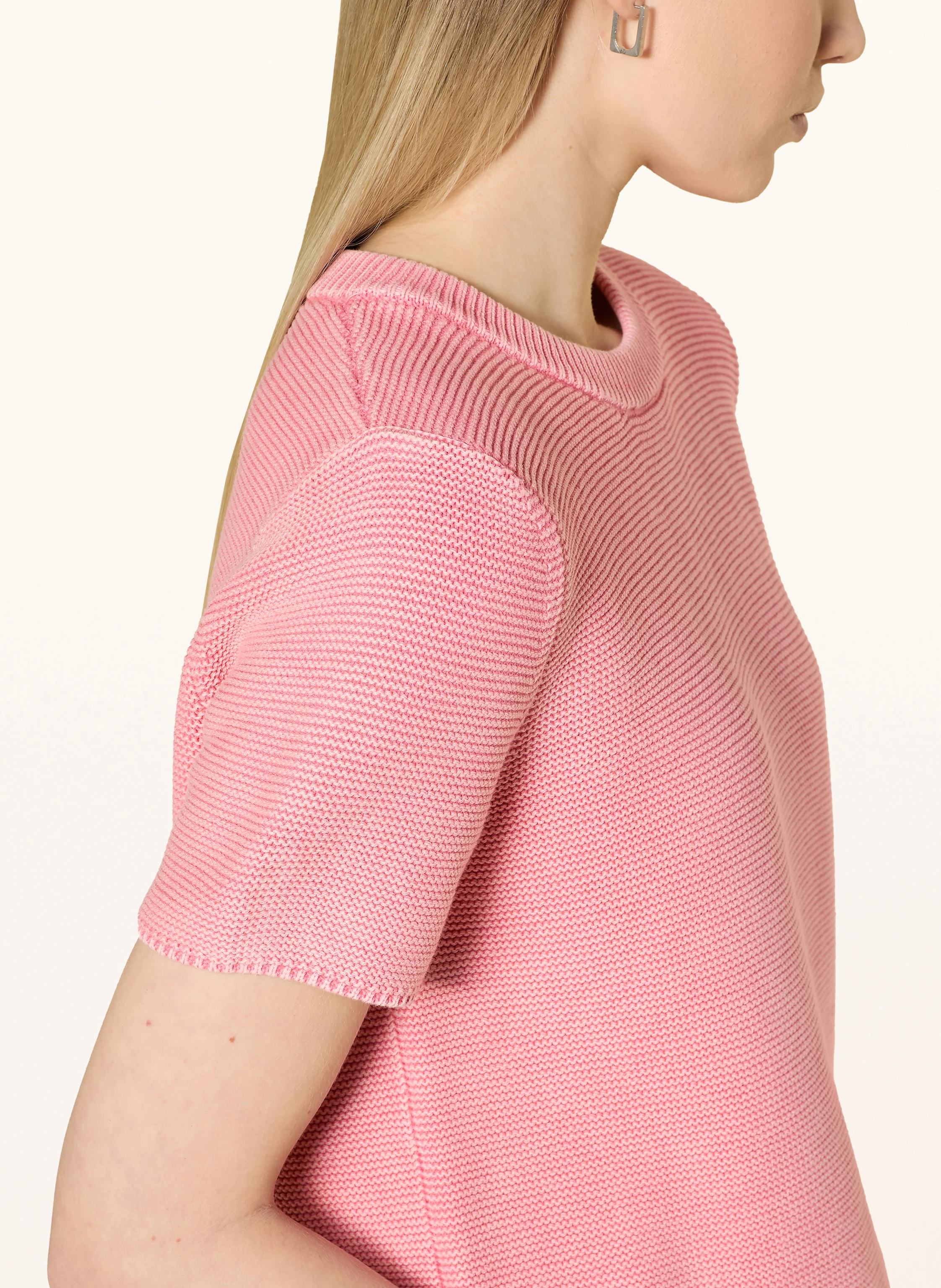 oui Strickshirt mit Cut-out