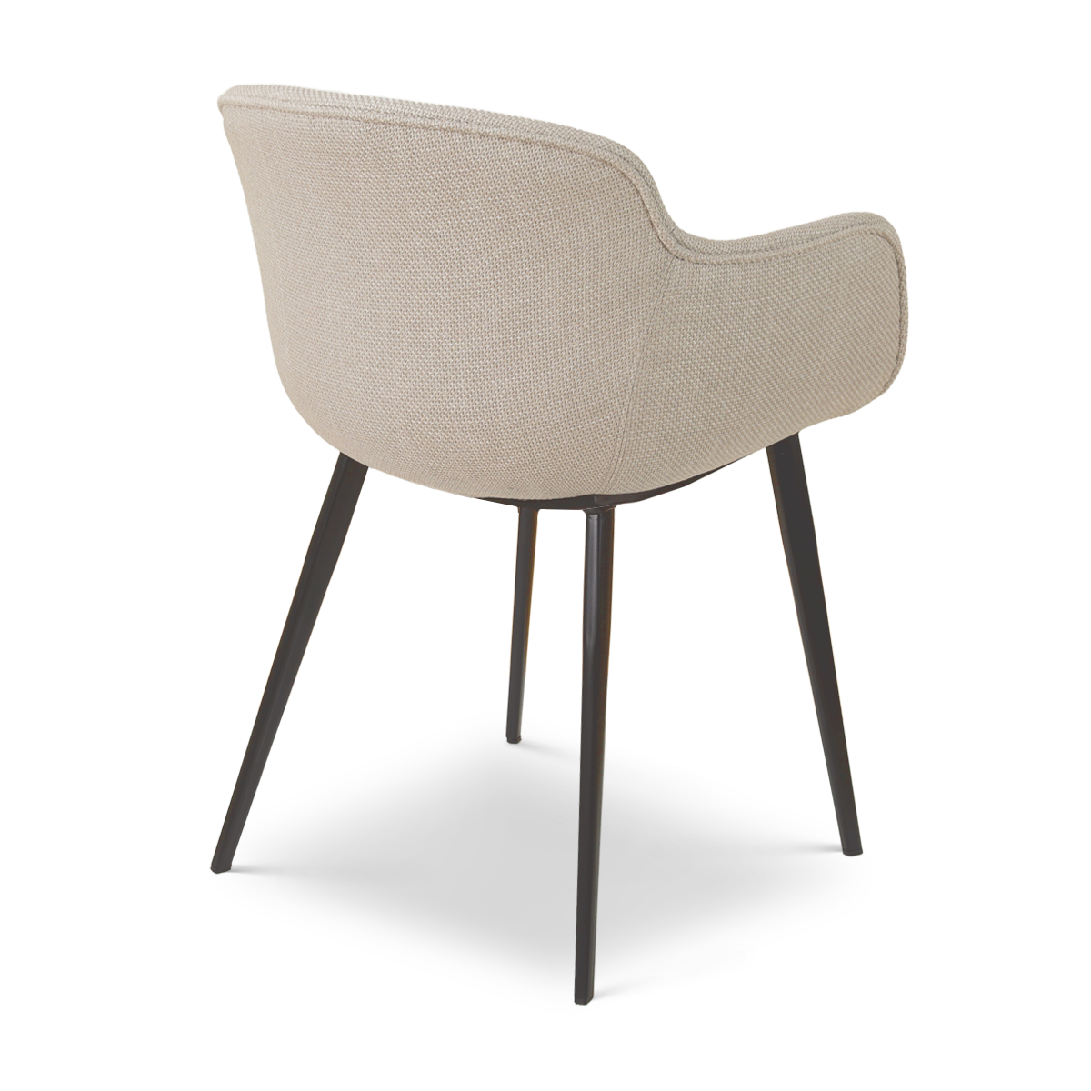 Nolon Elma Eetkamerstoel Beige Met Armleuning