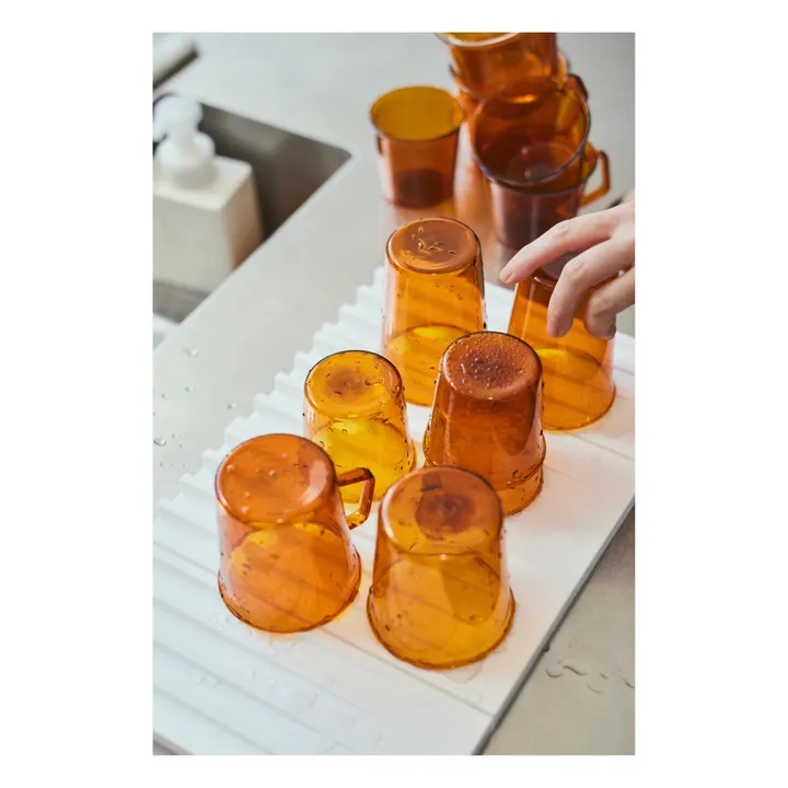Kinto Verre Cast simple paroi - 350 ml | Ambre