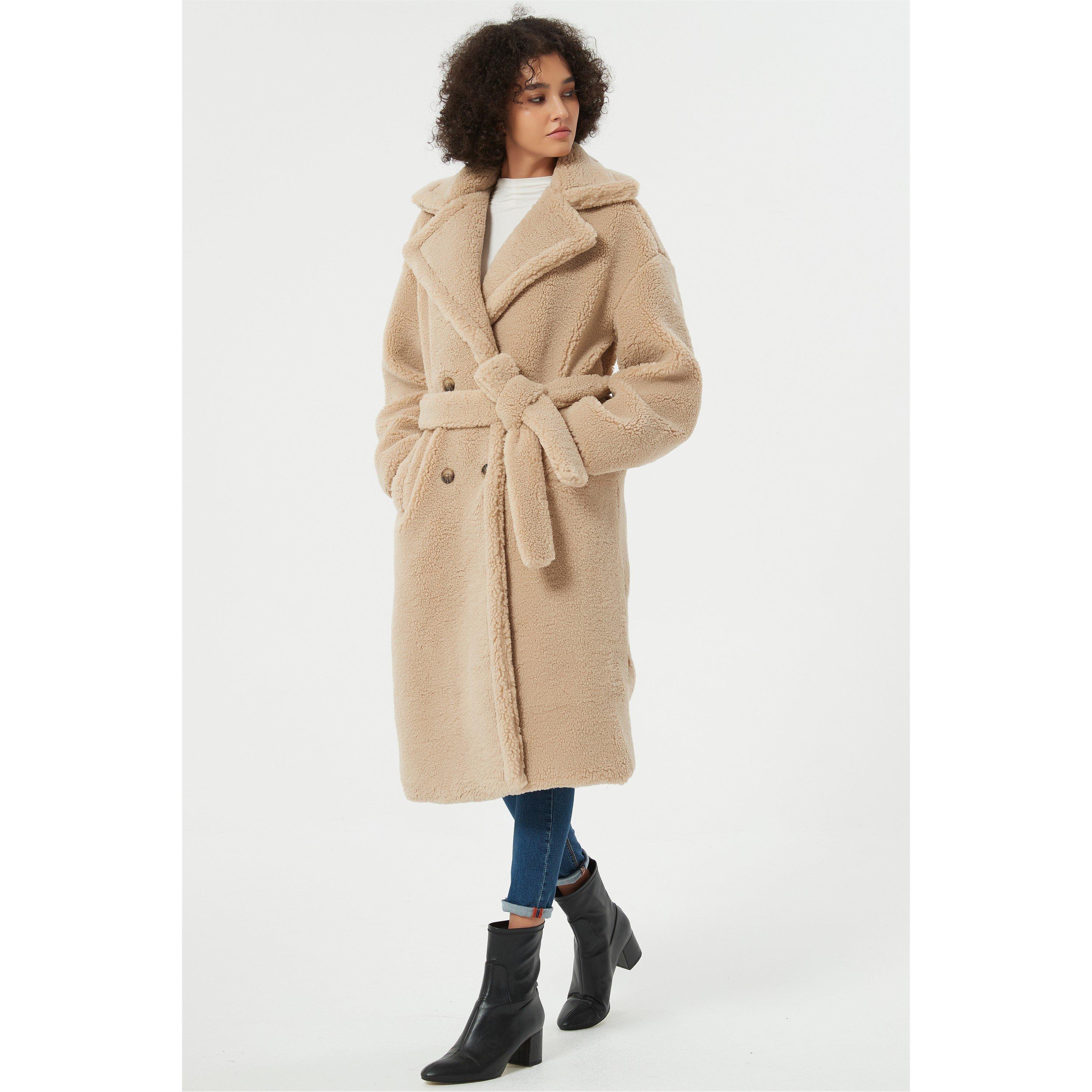 Be You B Teddy Belted Coat